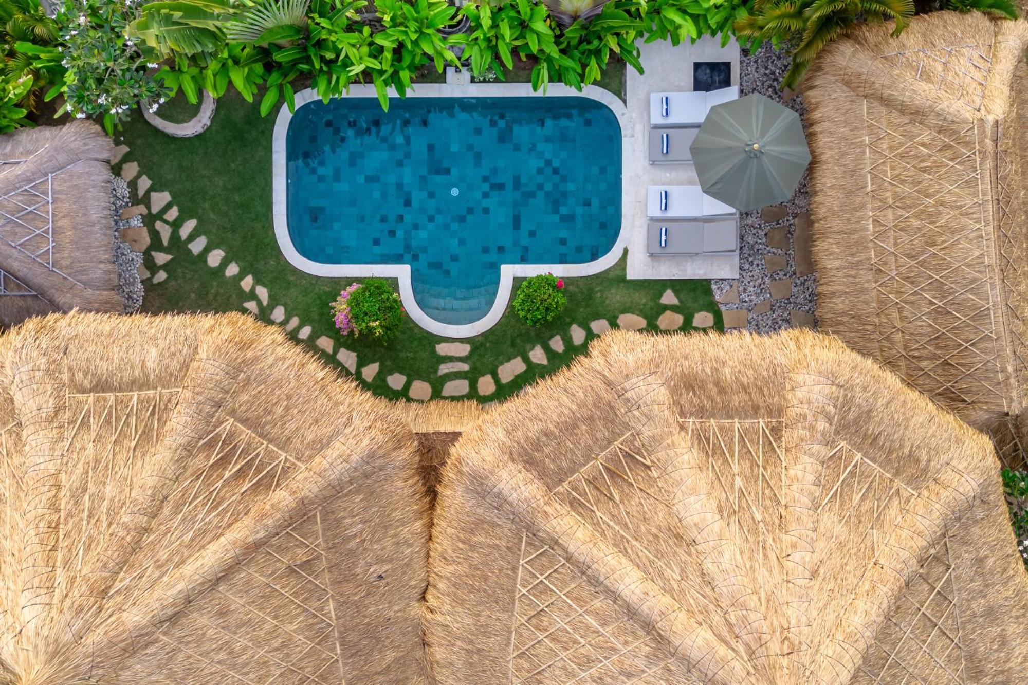 Balangan Beach Villa Idaman Bungalows 金巴兰 外观 照片