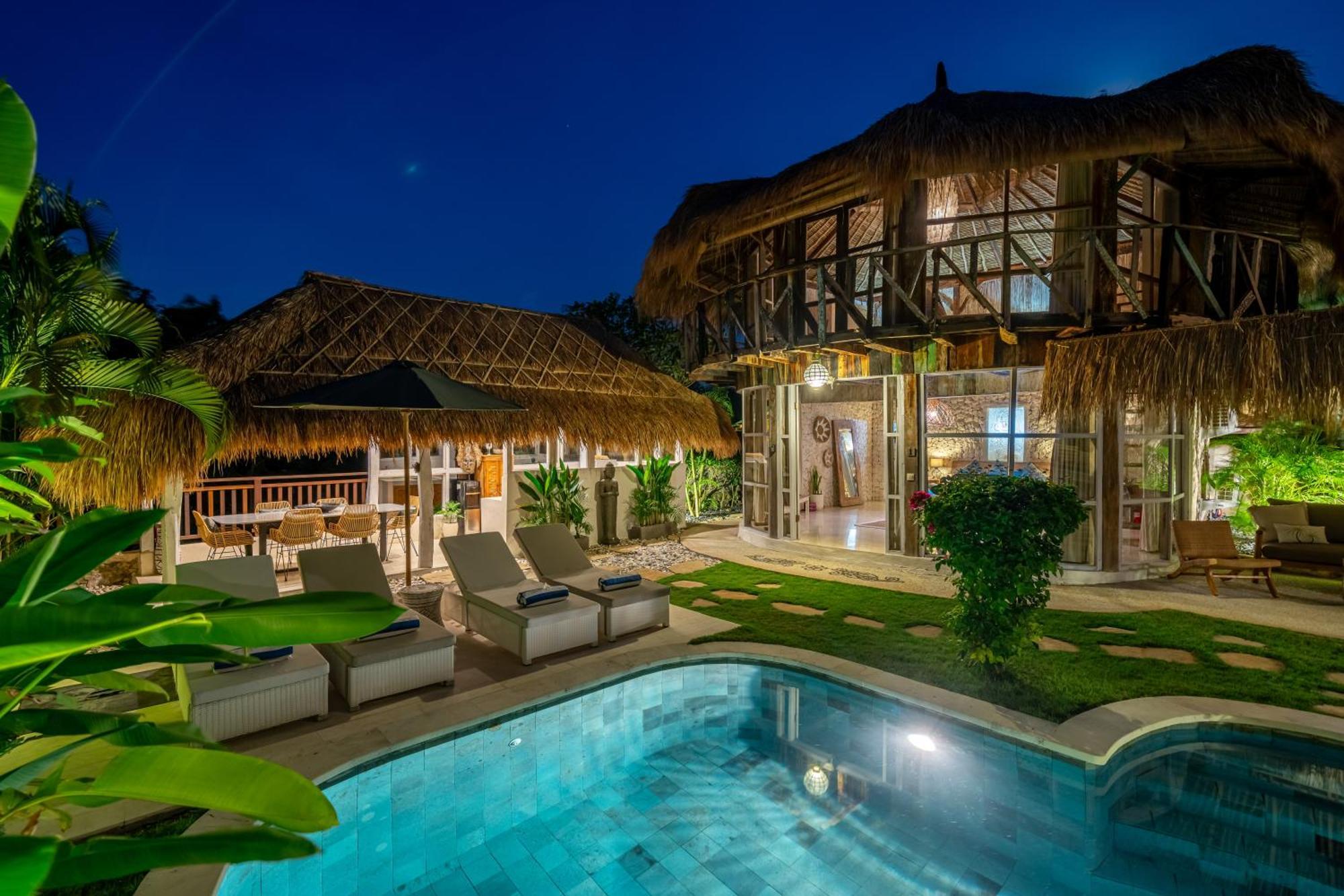 Balangan Beach Villa Idaman Bungalows 金巴兰 外观 照片