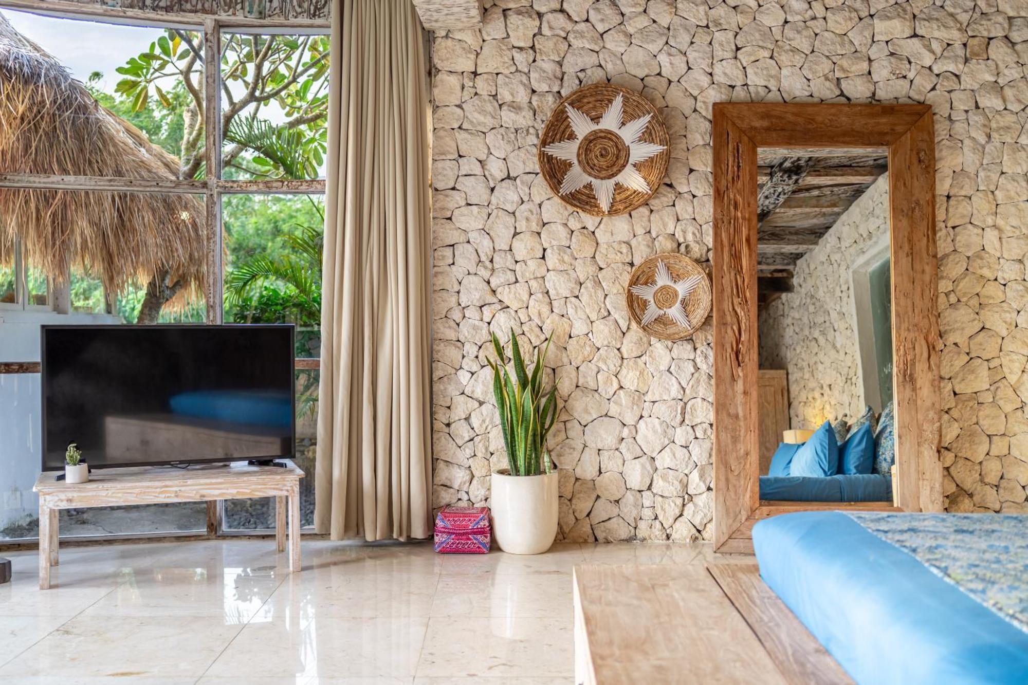 Balangan Beach Villa Idaman Bungalows 金巴兰 外观 照片