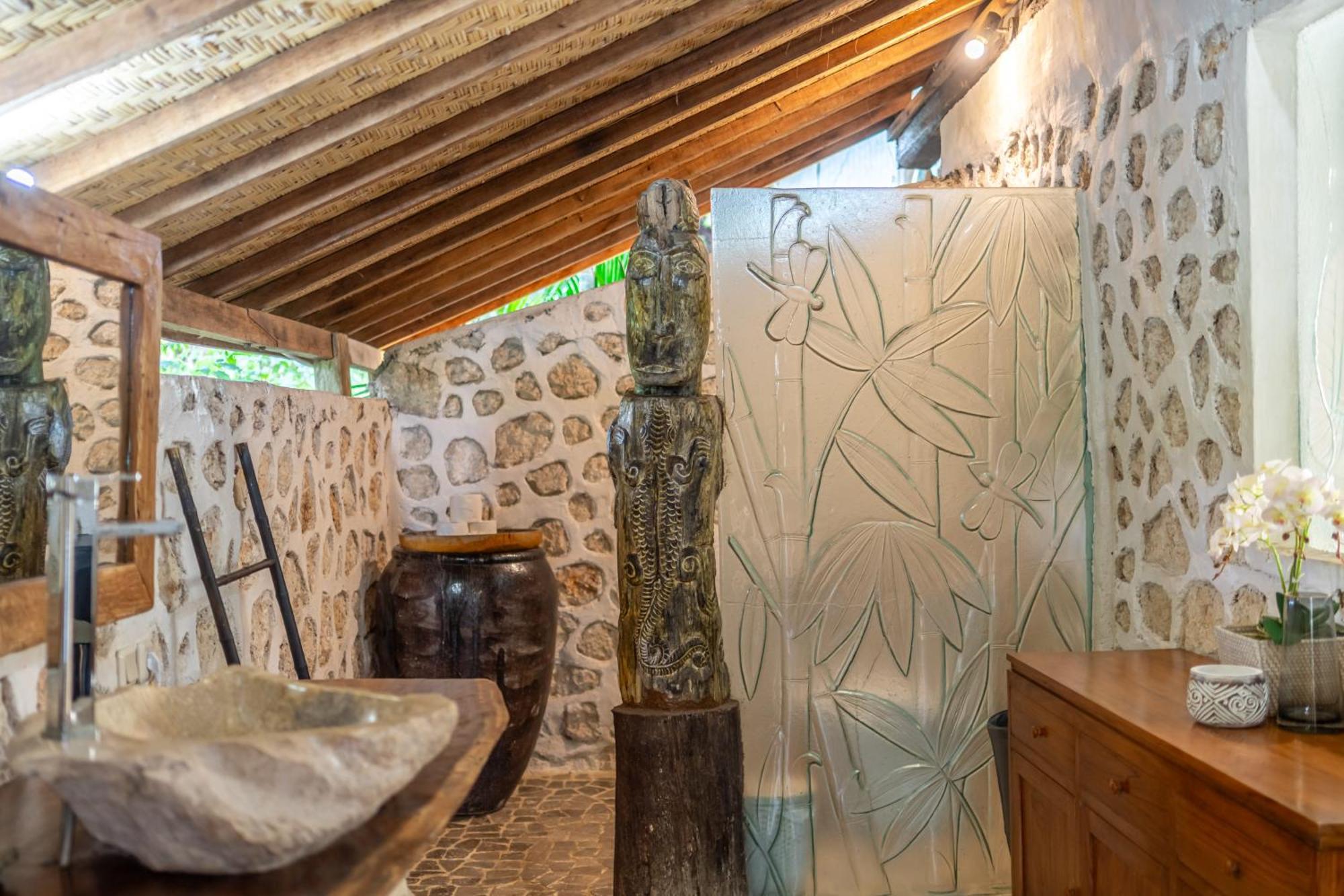 Balangan Beach Villa Idaman Bungalows 金巴兰 外观 照片