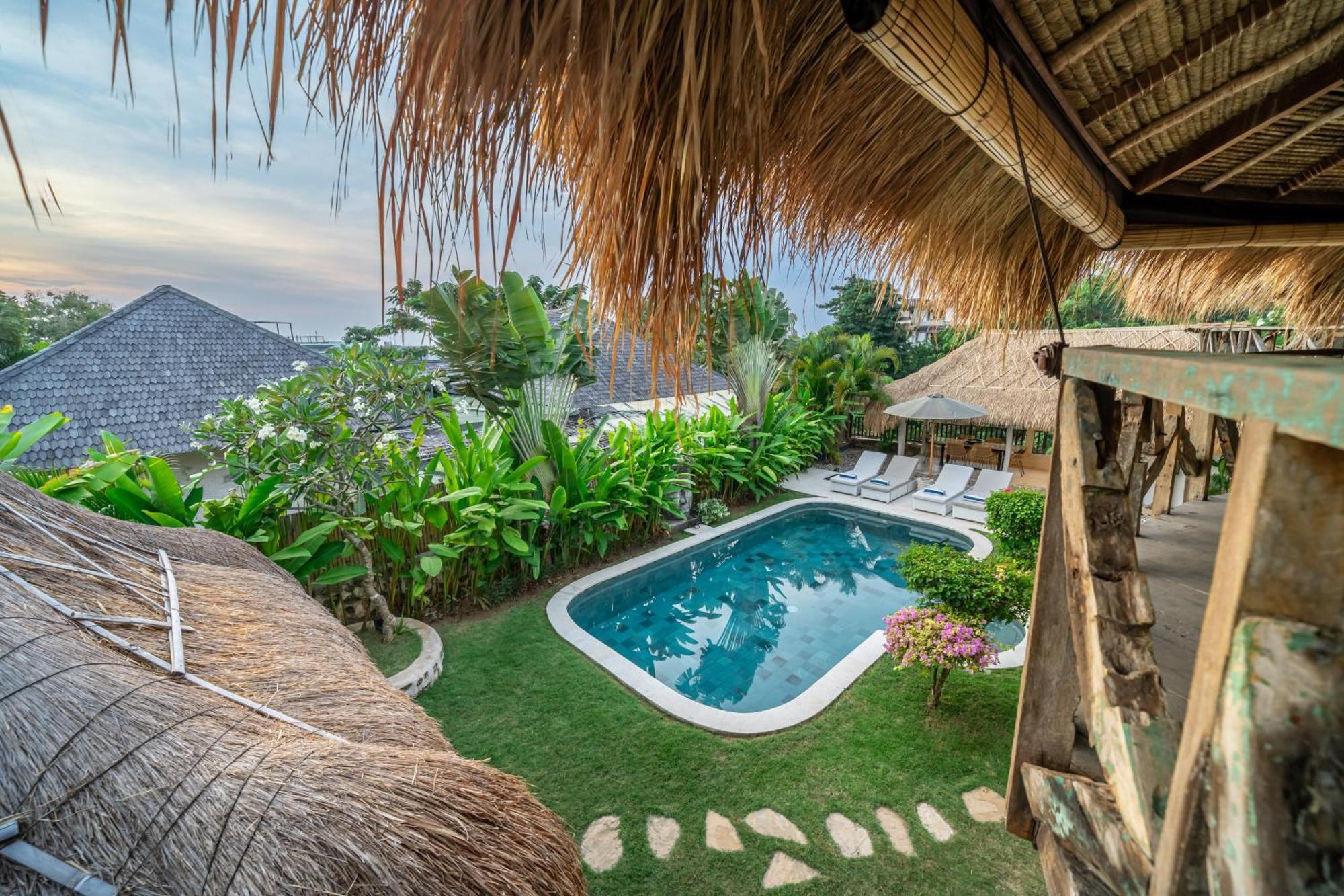 Balangan Beach Villa Idaman Bungalows 金巴兰 外观 照片