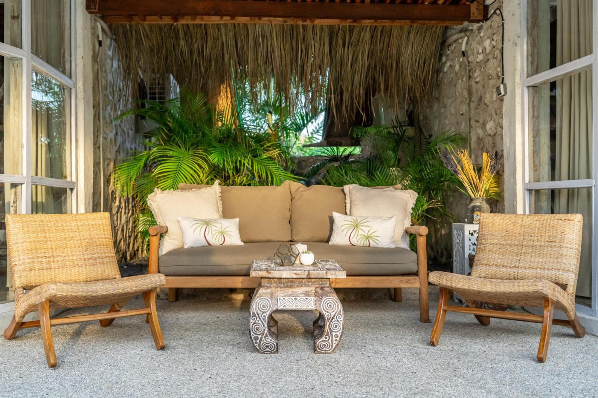 Balangan Beach Villa Idaman Bungalows 金巴兰 外观 照片