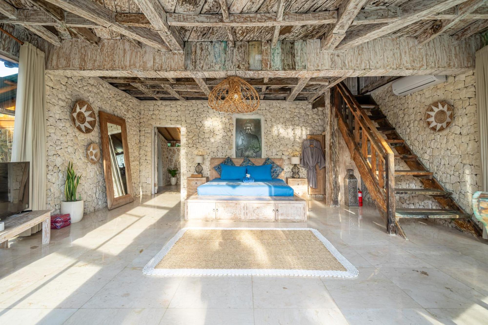 Balangan Beach Villa Idaman Bungalows 金巴兰 外观 照片
