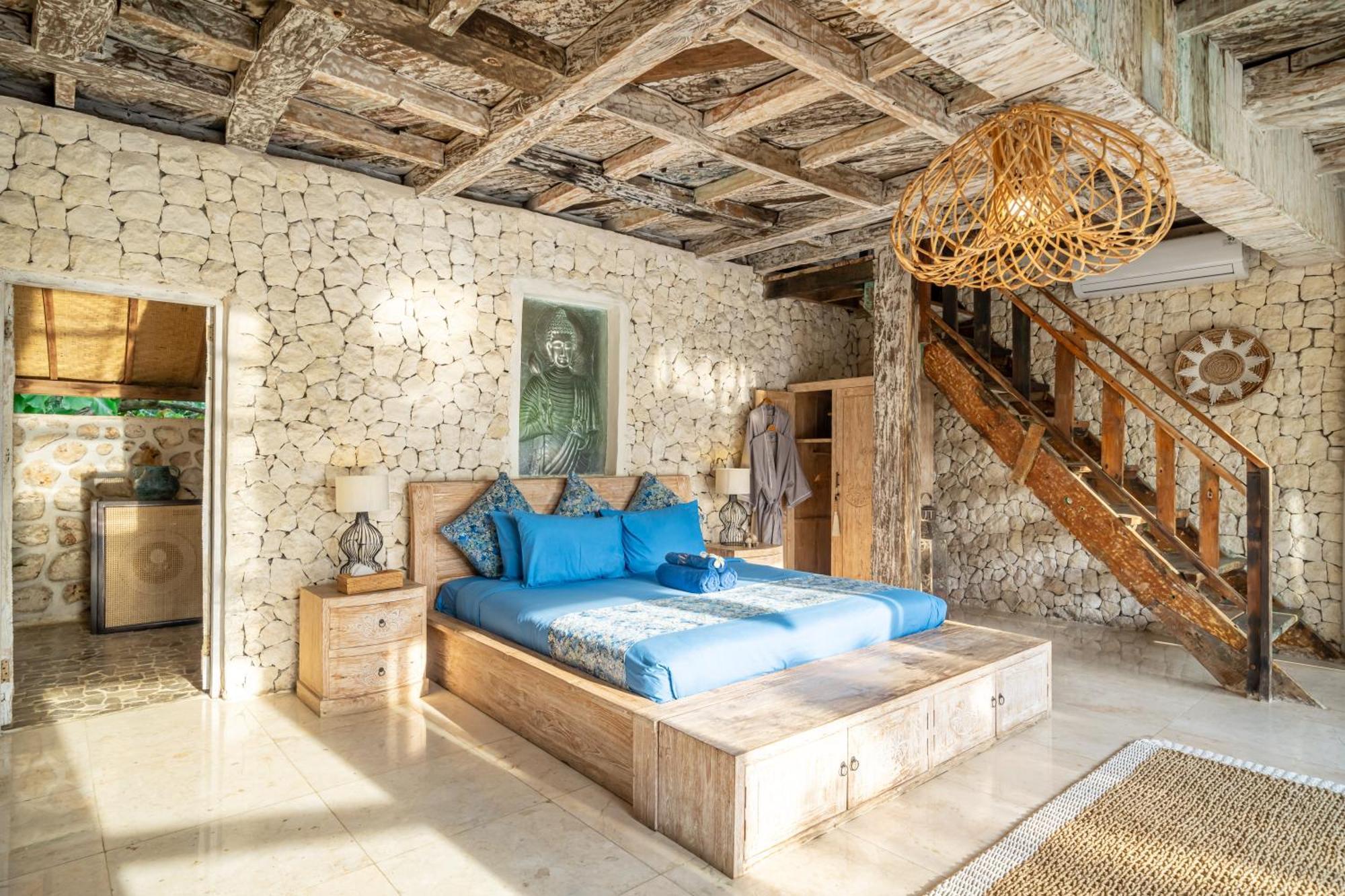 Balangan Beach Villa Idaman Bungalows 金巴兰 外观 照片