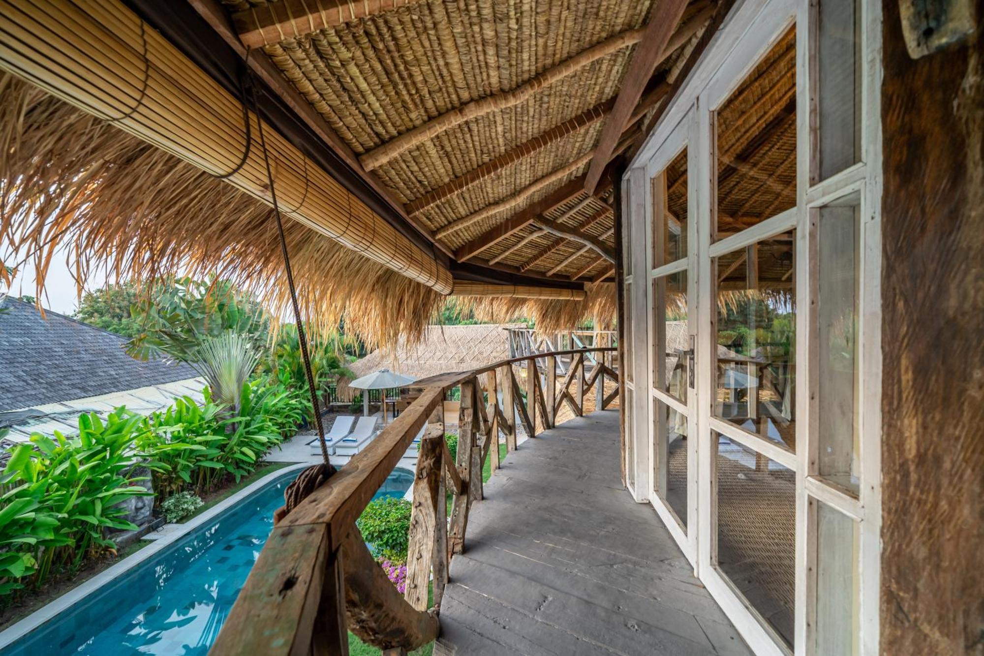 Balangan Beach Villa Idaman Bungalows 金巴兰 外观 照片